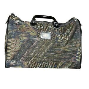 YBL Vintage Patterned Overnight Luggage